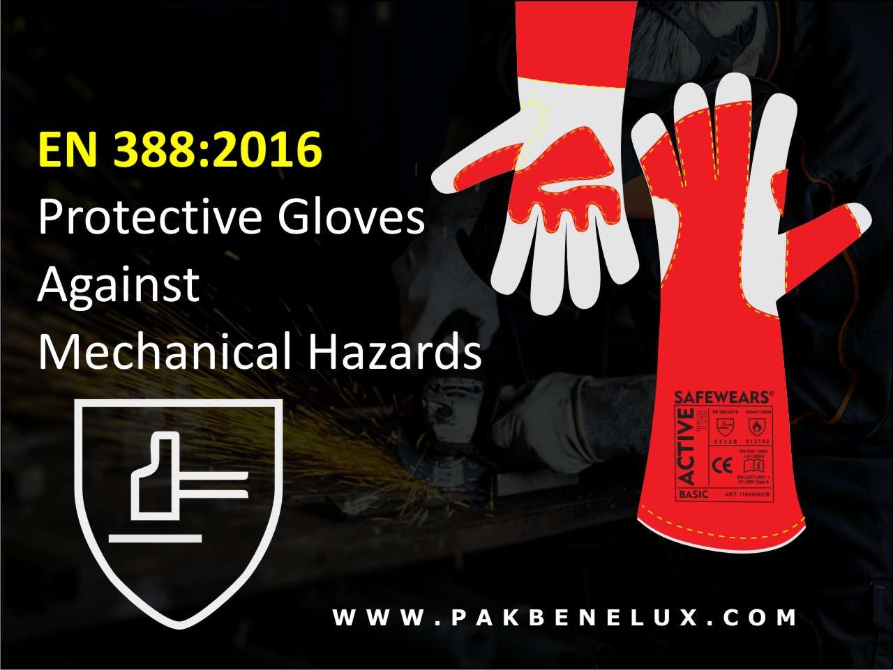 You are currently viewing EN 388:2016 + A1: 2018 – Protective Gloves Standard